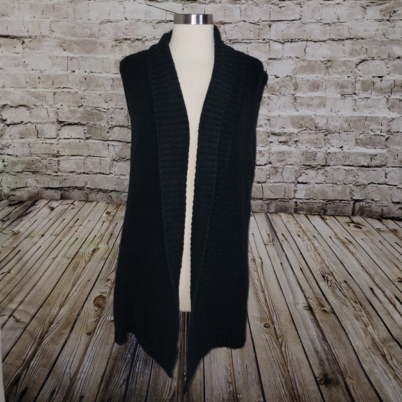 LOFT Sweaters - LOFT Sleeveless Cardigan Size XS/S Green/Black